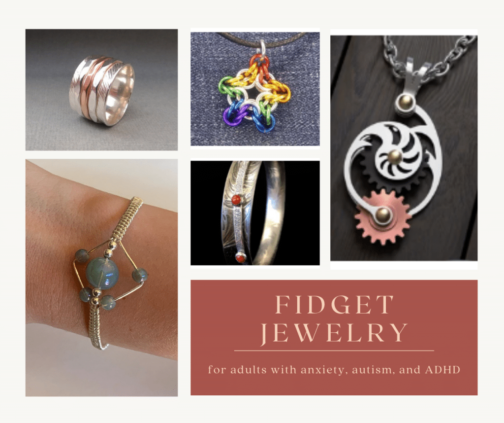 Beautiful Stim & Fidget Jewelry for Adults with Anxiety, Autism, & ADHD
