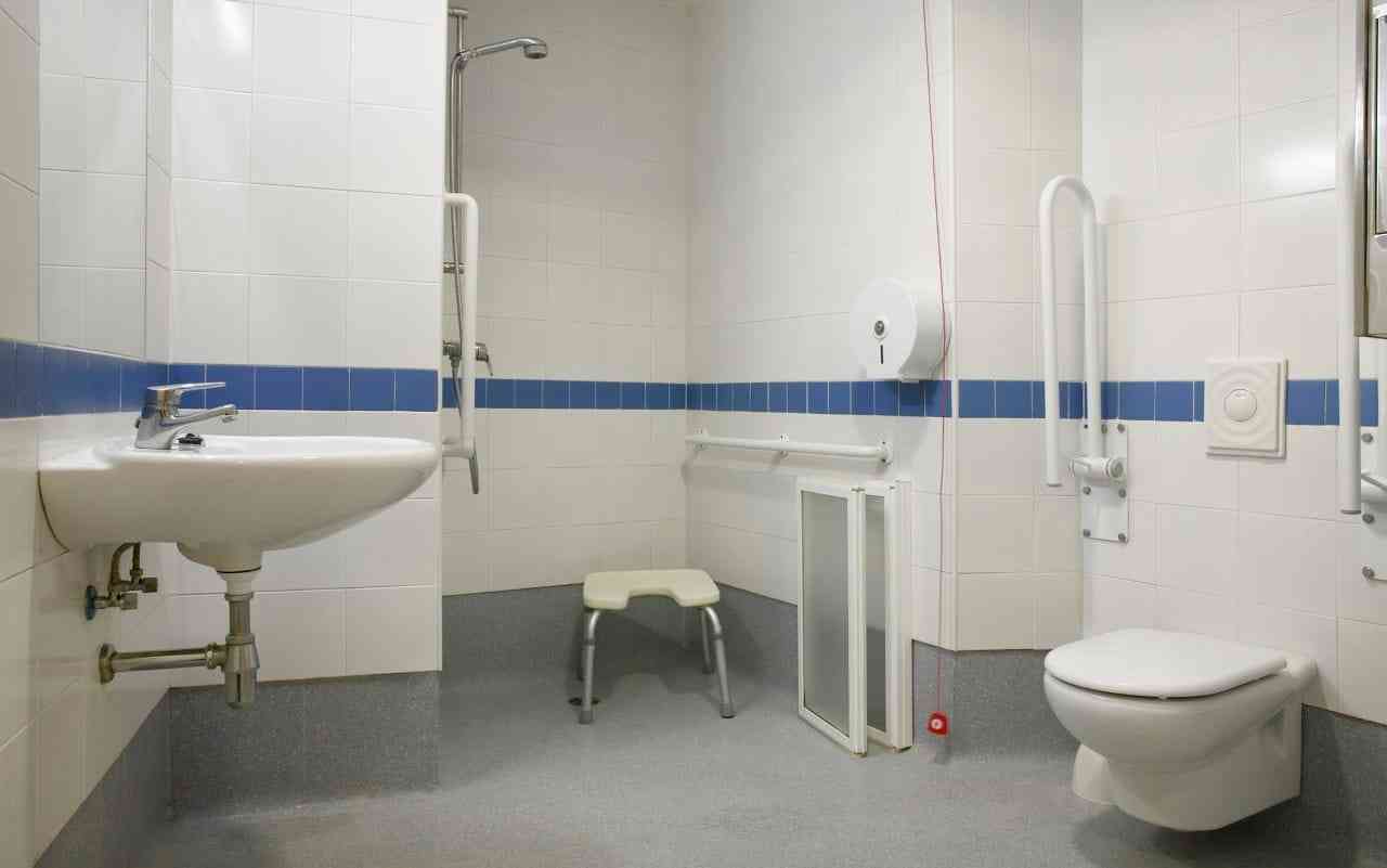 Wheelchair accessible shower