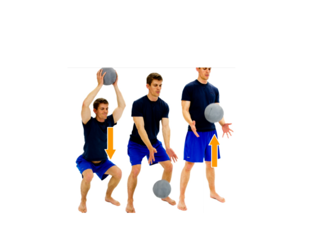 Parkinson's exercise ideas: medicine ball slams