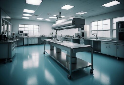 Portable cleanrooms for medical device manufacturing.