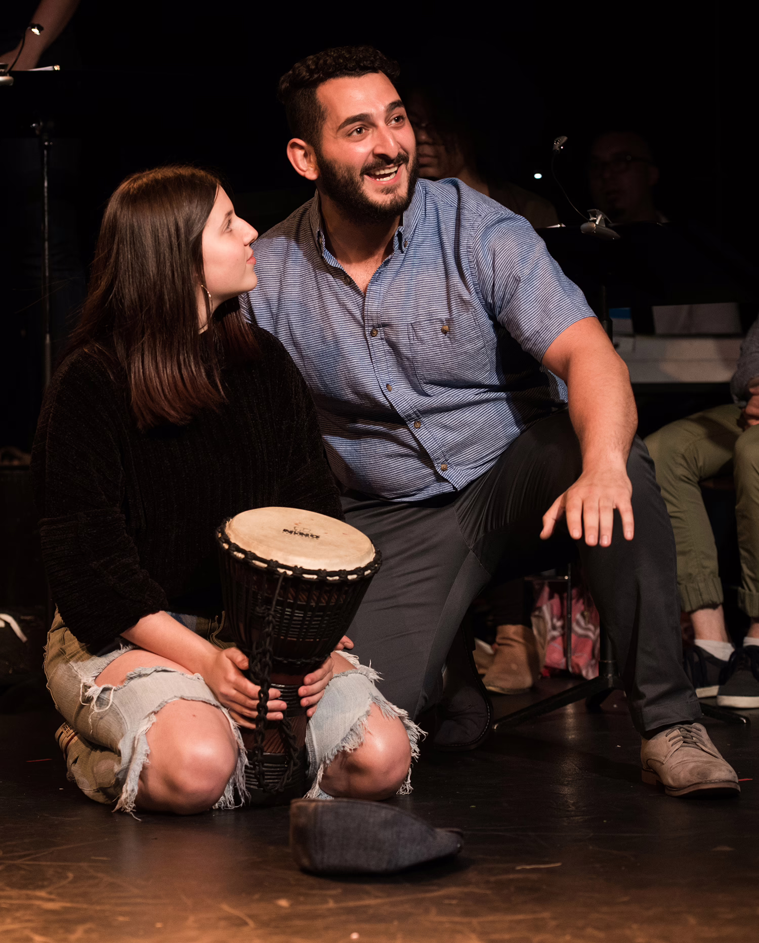 Catalene Sacchetti-Manganelli and Christopher Isolano in "Stepchild."