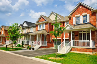 Recovery housing in a neighborhood.