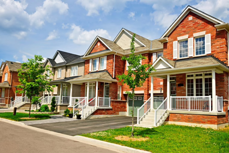 Recovery housing in a neighborhood.