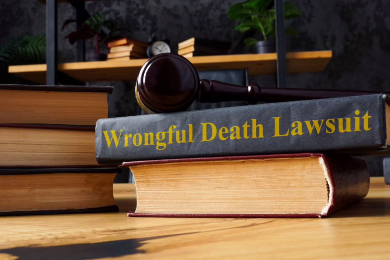 Wrongful death lawsuit paperwork.