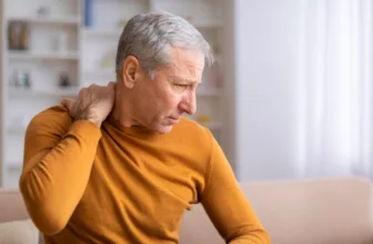 Man struggling with chronic pain.