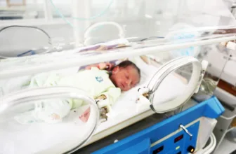 Baby in NICU.