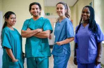 Nurses in a hospital.