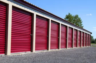 Storage unit garages.