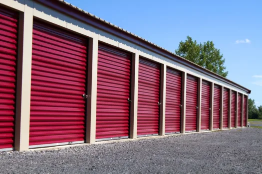 Storage unit garages.
